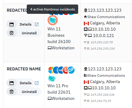 Huntress shown in platform icon collection